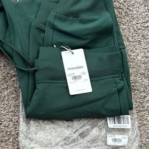 Mandala Midnight Green Jogger Scrub Pants Tall